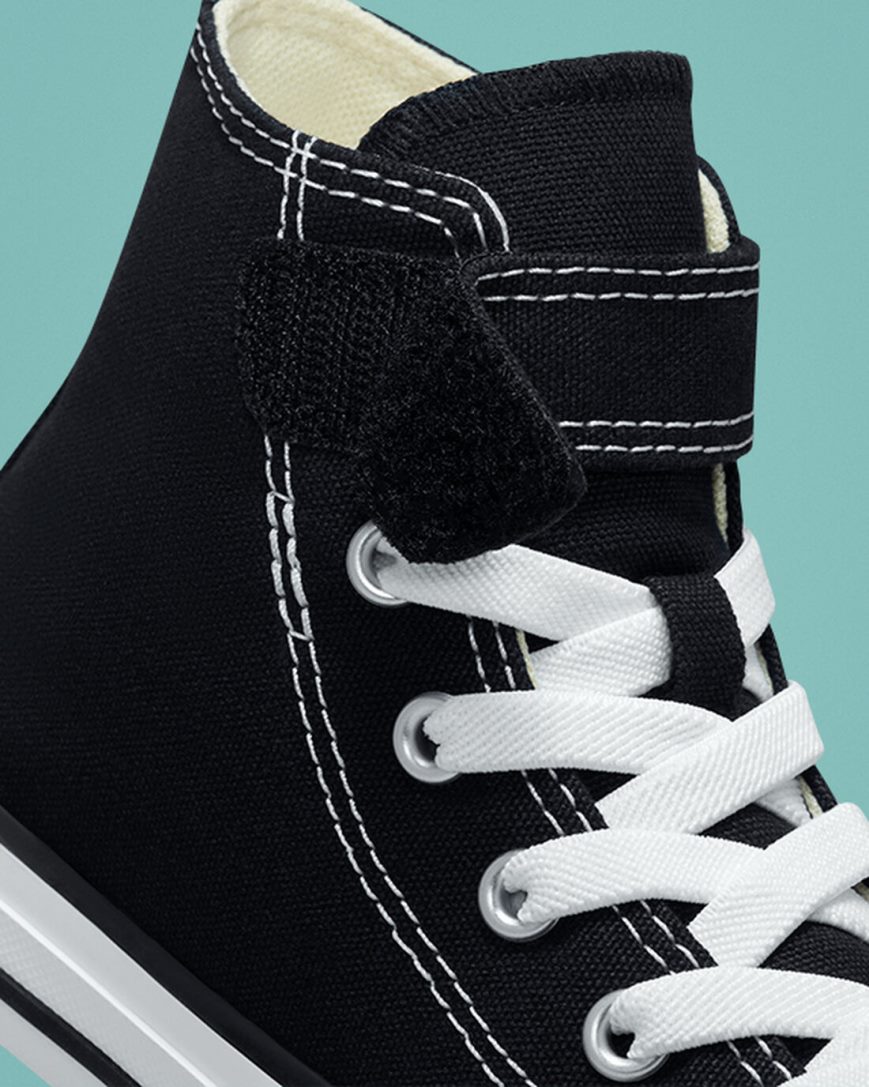 Tenisi Inalti Fete Converse Chuck Taylor All Star Easy-On Negrii Bej Albi | RO X13QDG532